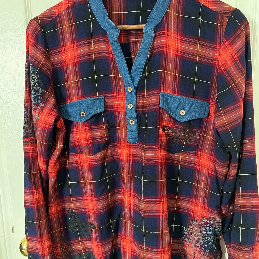 Desingual blouse